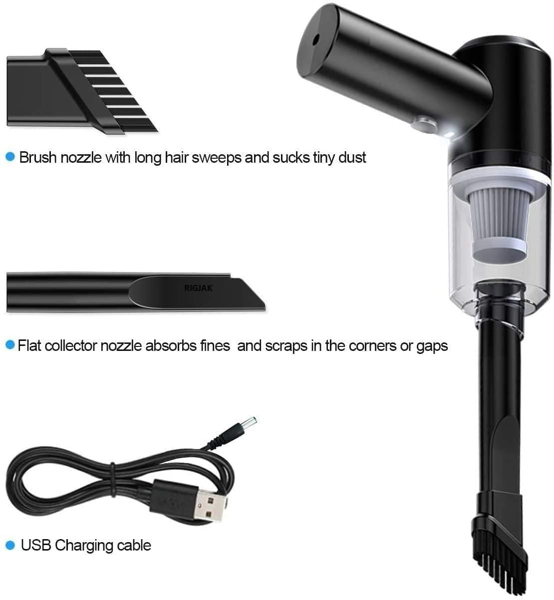 Portable Air Duster Wireless Vacuum Cleaner - Powerful 2-in-1 Cleaning Tool